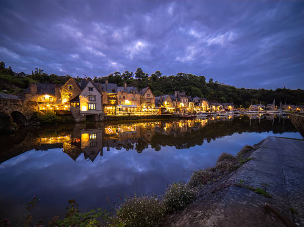 istock Port de Dinan, Brittany, nighttime 2169608592