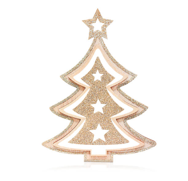 istock wooden toy Christmas tree 2169611711