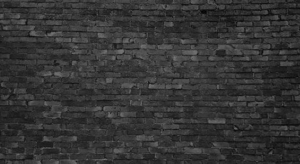 istock old dark black brick wall of an old architecture building. brick wall texture. 2169620380