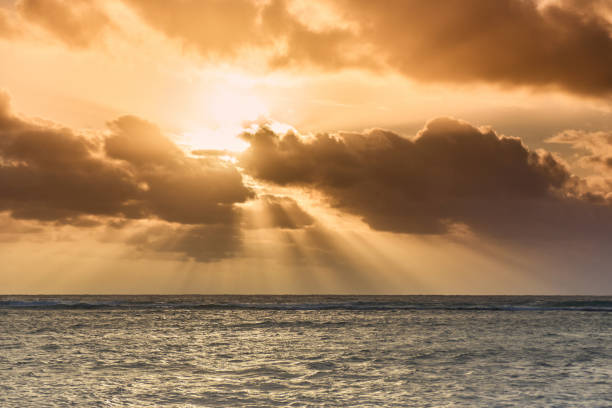 istock Beautiful sunset over the ocean 2169621349