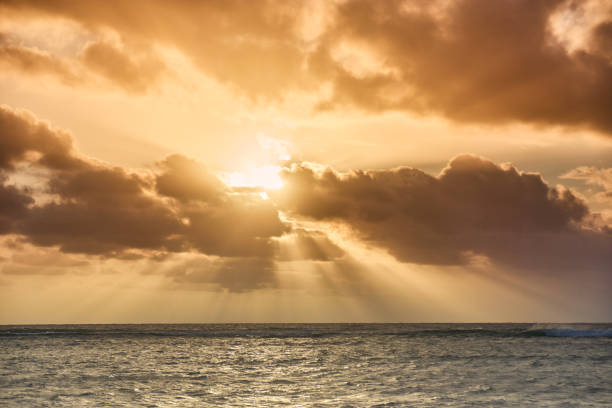 istock Beautiful sunset over the ocean 2169621353