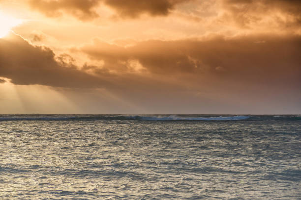 istock Beautiful sunset over the ocean 2169621355