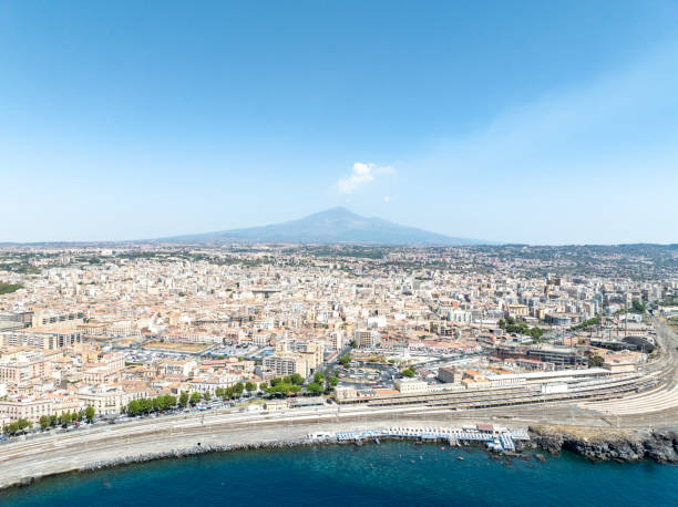 istock Mount Etna from Catania, Sicily 2169624339