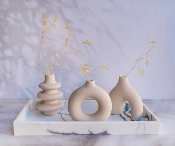 istock Small modern vases . Scandinavian interior style 2169630991