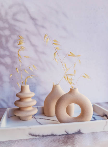 istock Small modern vases . Scandinavian interior style 2169631109