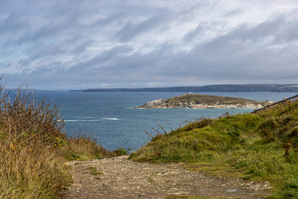 istock Looking out over the Cornish coastline at Newquay 2169631187
