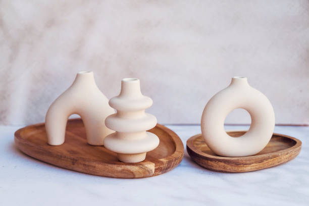 istock Small modern vases . Scandinavian interior style 2169631547