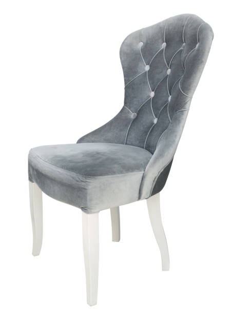 istock A  armchair with fabric and grey upholstery 2169633278