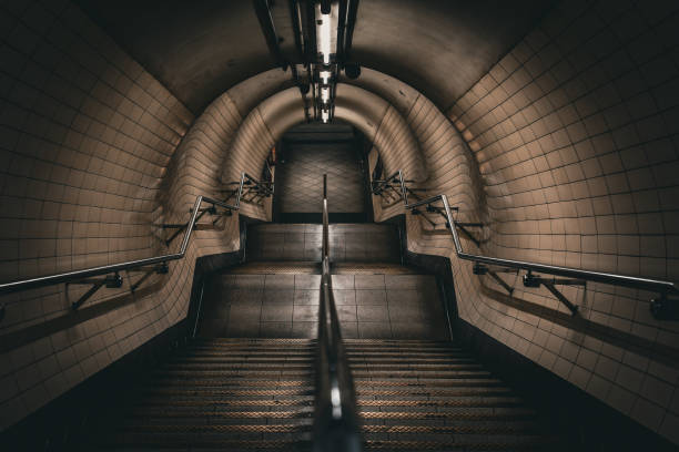 istock Dark Stairwell descending 2169646735