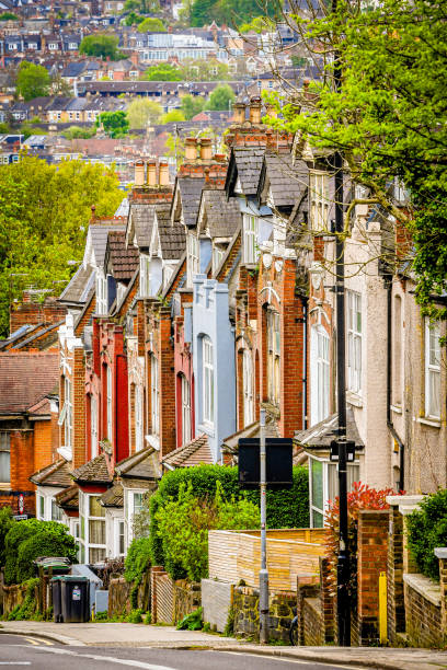istock Hilly street in London 2169646861