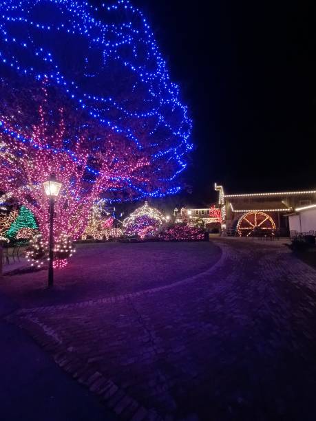 istock Christmas Village At Night 2169651143
