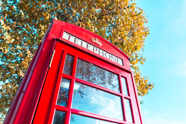 Tradition English telephone booth