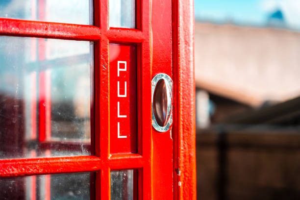 Tradition English telephone booth