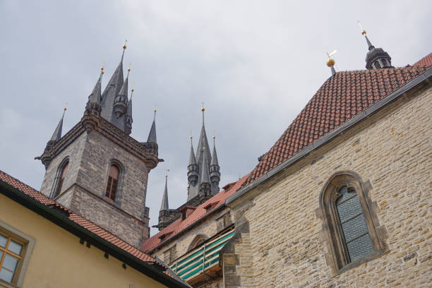 Low angle view of buildings against sky