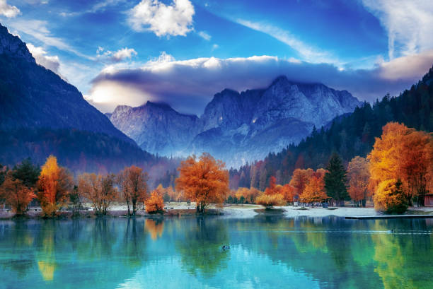 istock Triglav mountain peak at sunrise 2169655392