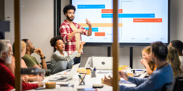 istock Middle Eastern Businessman Leading Diverse Team Meeting 2169658709
