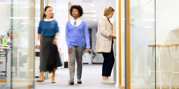 Diverse Professionals in Modern Office Ambiance