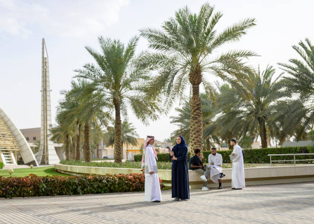 istock University campus with students and teachers, Saudi Arabia 2169658825
