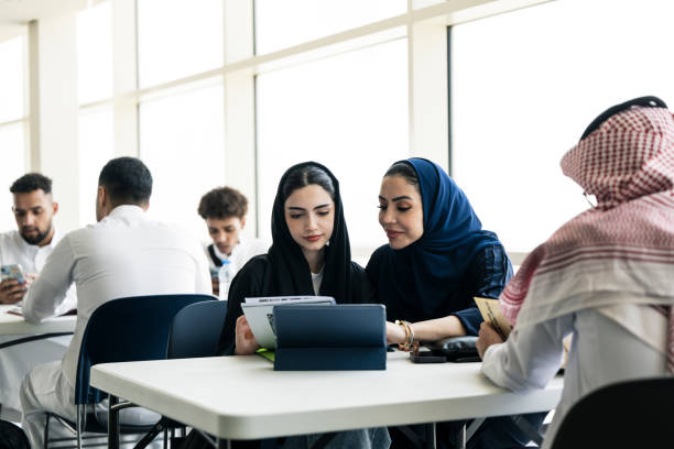 istock Female mentor for young Saudi student 2169658896