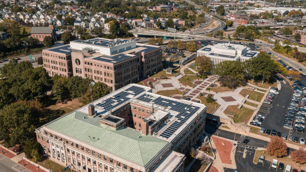 istock Administative District on Capitol Hill with Providence streets view from above. 2169662105