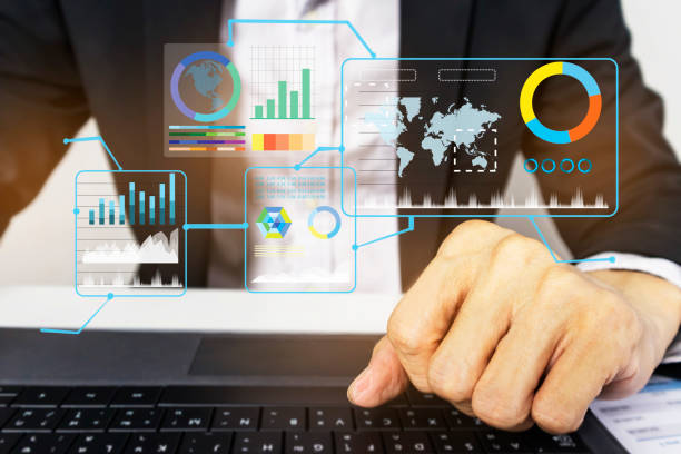 istock Management Concept , Businessmen use computers and technology to work, send and receive news, receive information and manage the company's projects. 2169670599