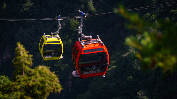 istock Funicular railway in the valley 2169671060