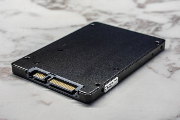 istock High-Speed SATA SSD Solid State Drive with Top-View Close-Up on White Background 2169672329
