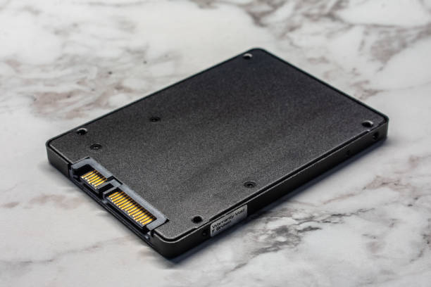 istock High-Speed SATA SSD Solid State Drive with Top-View Close-Up on White Background 2169672341