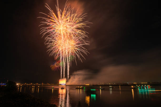 istock Japanese fireworks festival. 2169675345