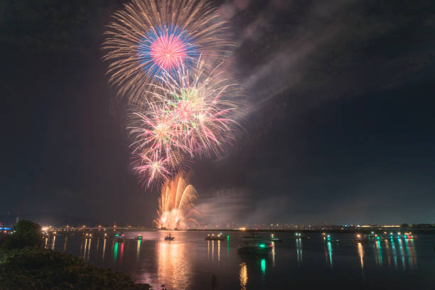 istock Japanese fireworks festival. 2169675380