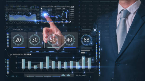 istock Digital transformation technology strategy, IoT, internet of things. transformation of ideas and the adoption of technology in business in the digital age, enhancing global business capabilities. Ai 2169680052