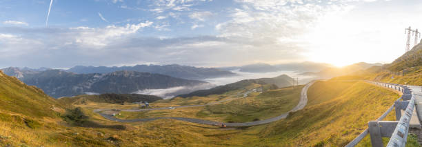 istock Morning panorama from Jaufenpass or Passo Giovo 2169680925