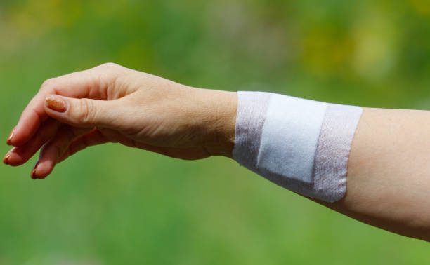 istock Close-up of a bandaged hand 2169682652