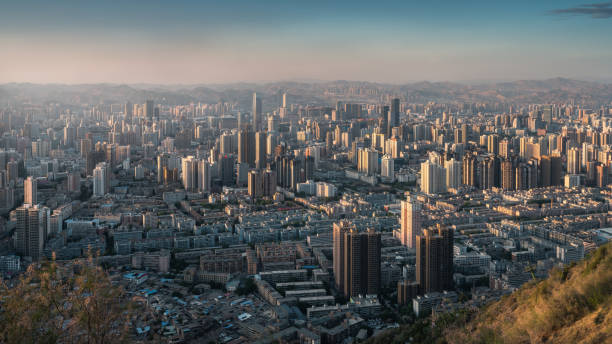 istock Lanzhou city scenery, Gansu, China 2169685156