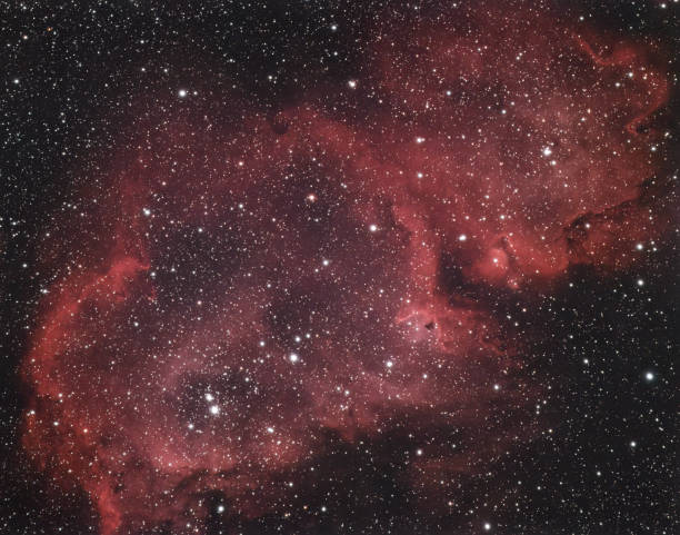 istock Soul Nebula, IC 1848 or Sharpless 2-199 or LBN 667, deep space astrophotography 2169688876