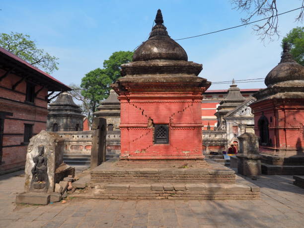 istock shrines and trees on the Mrigasthali hill in Pashupatinath area 2169689714
