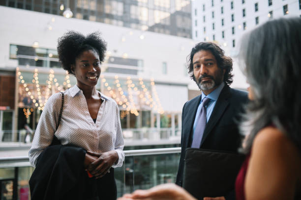 istock Colleagues talking after work in Los Angeles 2169689919