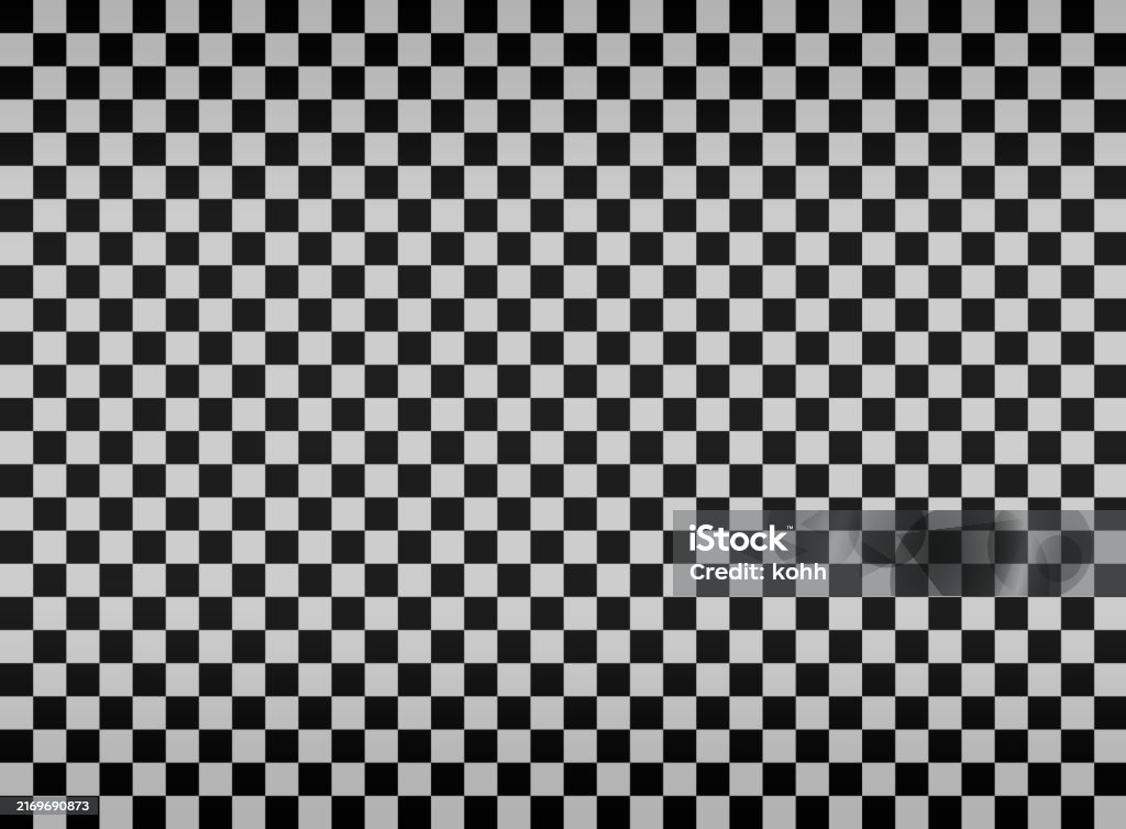 Busy Checkboard Black Checkerboard Pattern That Can Be Used As A Background Stock ...
