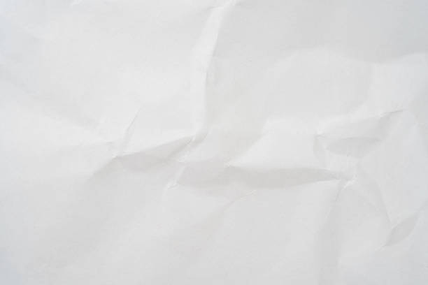 istock Crumpled of white paper for background and texture. 2169691933