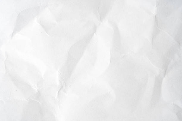 istock Crumpled of white paper for background and texture. 2169692019