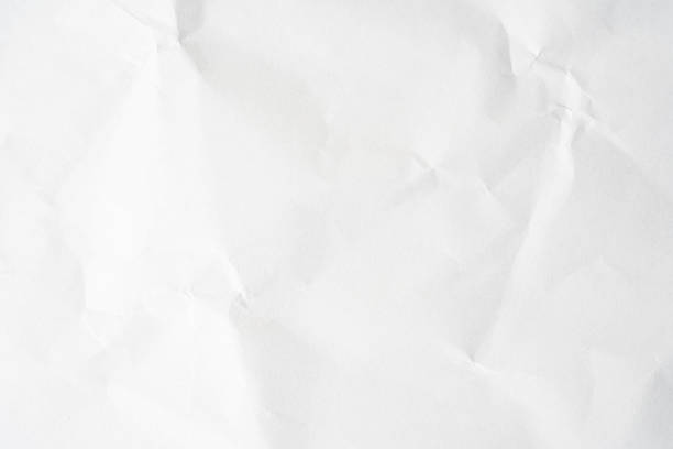 istock Crumpled of white paper for background and texture. 2169692054