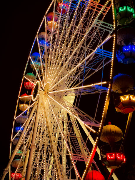 istock A spinning wheel in an amusement park 2169703239