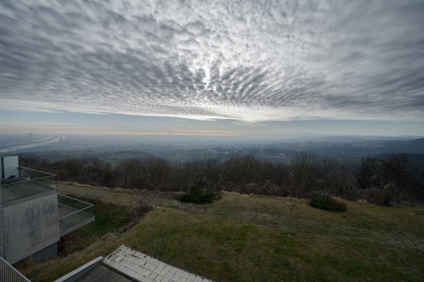 vienna hill landscape in winter