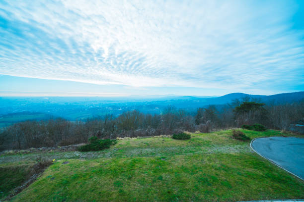 vienna hill landscape in winter
