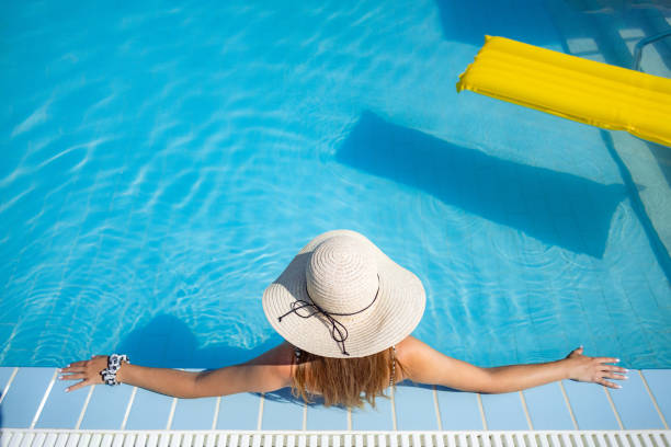 istock Peaceful moments on vacay by the pool 2169709579