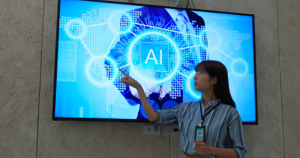 istock businesswoman doing AI presentation 2169711956