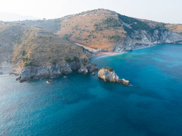 istock Ionian Sea, mirror beach Saranda, Albania 2169714090