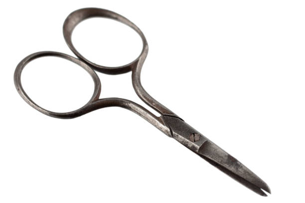 istock Vintage embroidery scissors isolated on white 2169717798