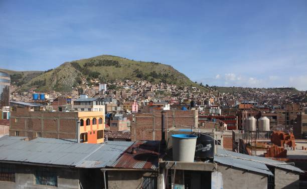 istock Panorama view of Puno in Peru 2169718612