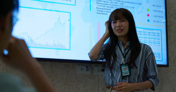 istock businesswoman presentation criticized 2169720548